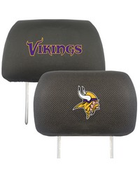 Minnesota Vikings Head Rest Cover by   