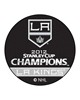 Fan Mats  LLC Los Angeles Kings Puck Mat Black