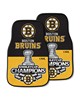 Fan Mats  LLC Boston Bruins 2-pc Carpet Car Mat Set Yellow