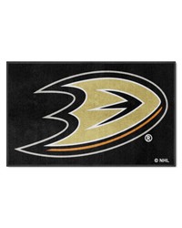 Anaheim Ducks 4x6 Logo Mat Landscape by   