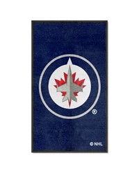 Winnipeg Jets 3x5 Logo Mat Portrait by   