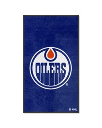 Edmonton Oilers 3x5 Logo Mat Portrait by   