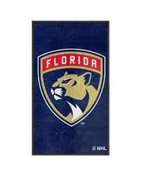 Florida Panthers 3x5 Logo Mat Portrait by   