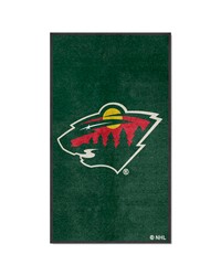 Minnesota Wild 3x5 Logo Mat Portrait by   