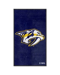 Nashville Predators 3x5 Logo Mat Portrait by   