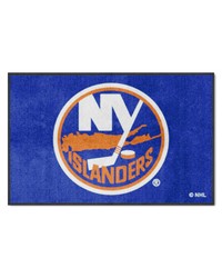 New York Islanders 4x6 Logo Mat Landscape by   