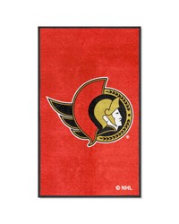 Ottawa Senators 3x5 Logo Mat Portrait by   