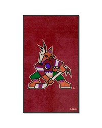 Arizona Coyotes 3x5 Logo Mat Portrait by   