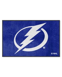 Tampa Bay Lightning 4x6 Logo Mat Landscape by   