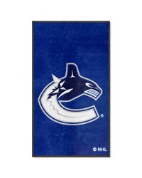 Vancouver Canucks 3x5 Logo Mat Portrait by   