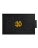 Fan Mats  LLC Notre Dame Fighting Irish Medallion Door Mat Black