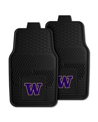 Washington Huskies 2-pc Vinyl Car Mat Set by   