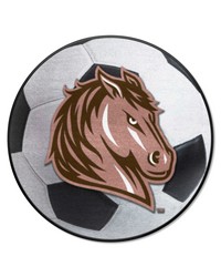 Southwest Minnesota State Mustangs Soccer Ball Mat by   