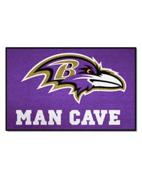 Baltimore Ravens Starter Mat Man Cave by   