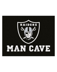 NFL Las Vegas Raiders Man Cave AllStar Mat 34x45 by   