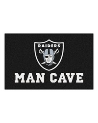 NFL Las Vegas Raiders Man Cave UltiMat Rug 60x96 by   