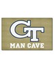 Fan Mats  LLC Georgia Tech Yellow Jackets Ulti-Mat Man Cave Gold