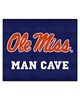 Fan Mats  LLC Ole Miss Rebels Tailgater Mat Man Cave Navy