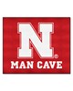 Fan Mats  LLC Nebraska Cornhuskers Tailgater Mat Man Cave Red