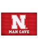 Fan Mats  LLC Nebraska Cornhuskers Ulti-Mat Man Cave Red