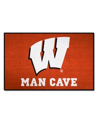 Wisconsin Badgers Starter Mat Man Cave by   