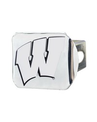 Wisconsin Badgers Hitch Cover Chrome by   