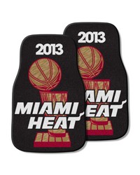 Miami Heat 2-pc Carpet Car Mat Set by   