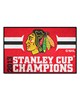 Fan Mats  LLC Chicago Blackhawks Starter Mat Champions Red