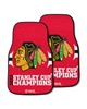 Fan Mats  LLC Chicago Blackhawks 2-pc Carpet Car Mat Set Red