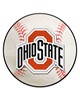 Fan Mats  LLC Ohio State Buckeyes Baseball Mat White