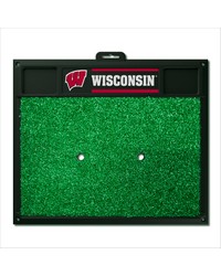 Wisconsin Badgers Golf Hitting Mat by   