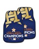 Fan Mats  LLC Houston Astros 2-pc Carpet Car Mat Set Navy