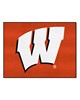 Fan Mats  LLC Wisconsin Badgers All-Star Mat Red