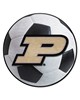 Fan Mats  LLC Purdue Boilermakers Soccer Ball Mat White