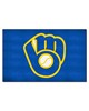 Fan Mats  LLC Milwaukee Brewers Ulti-Mat Blue