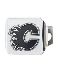 Calgary Flames Hitch Cover Chrome by   