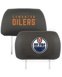 Edmonton Oilers Head Rest Cover by   