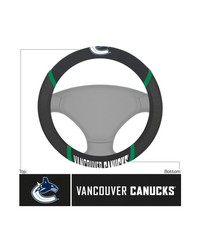 Vancouver Canucks Steering Wheel Cover by   