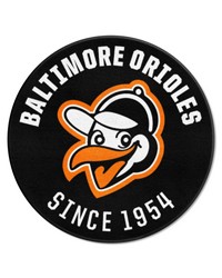 Baltimore Orioles Roundel Mat Retro by   