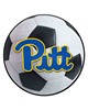 Fan Mats  LLC Pitt Panthers Soccer Ball Mat White