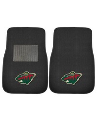 Minnesota Wild 2-pc Embroidered Car Mat Set by   