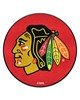 Fan Mats  LLC Chicago Blackhawks Puck Mat Red