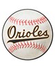 Fan Mats  LLC Baltimore Orioles Baseball Mat Retro White