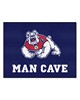 Fan Mats  LLC Fresno State Bulldogs All-Star Mat Man Cave Navy