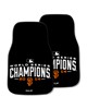 Fan Mats  LLC San Francisco Giants 2-pc Carpet Car Mat Set Black