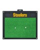 Fan Mats  LLC Pittsburgh Steelers Golf Hitting Mat Black