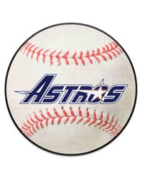 Houston Astros Baseball Mat Retro by   