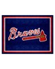 Fan Mats  LLC Atlanta Braves 8x10 Rug Navy