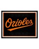 Fan Mats  LLC Baltimore Orioles 8x10 Rug Black