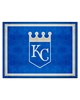 Fan Mats  LLC Kansas City Royals 8x10 Rug Blue